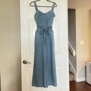 PAIGE Light Blue Denim Jumpsuit